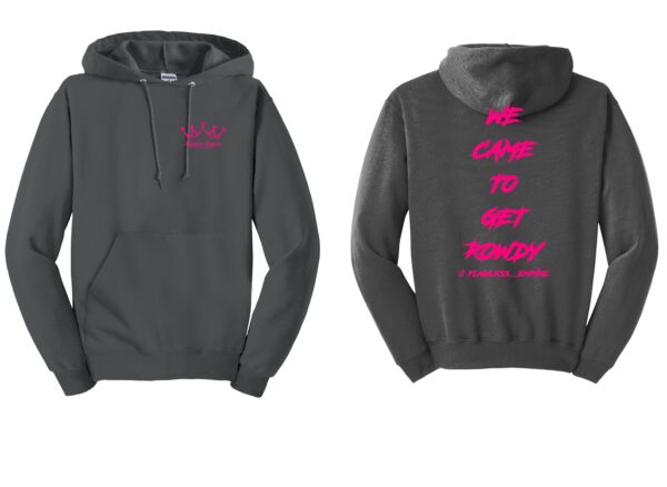 Rowdy hoodie price sale